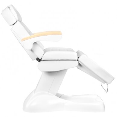 Elektrinis kosmetologinis krėslas LUX, baltas
