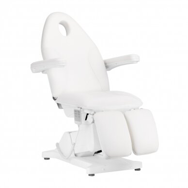 Elektrinė pedikiūro - kosmetologijos kėdė Sillon Basic Pedi 3 varikliai, baltos sp.