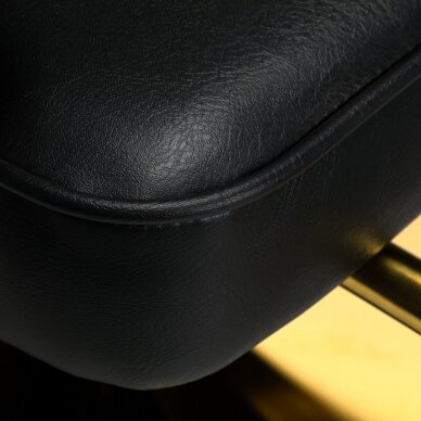 Hair System kirpyklos kėdė Linz, auksinė, juoda sp. 7