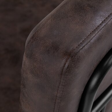 Kirpyklos krėslas GABBIANO Katania Loft Old Leather, rudos sp. 6