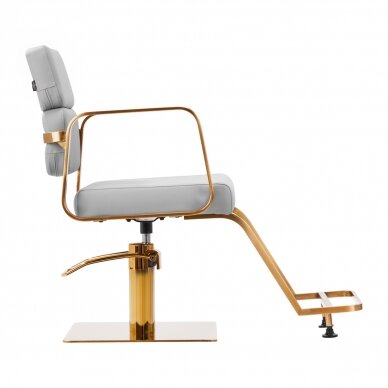Gabbiano kirpyklos kėdė PORTO, pilka-aukso sp. 1