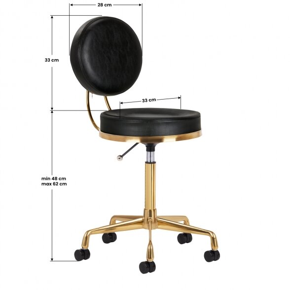 Master's chair H5, gold/black 5 Master's chair H5, gold/black 5