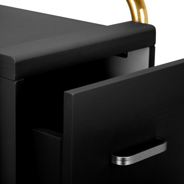 Barber trolley GABBIANO black/gold 5