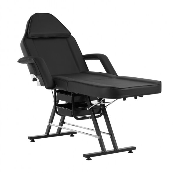 Кровать механическая для косметических процедур Sillon, черная 2 Кровать механическая для косметических процедур Sillon, черная 2