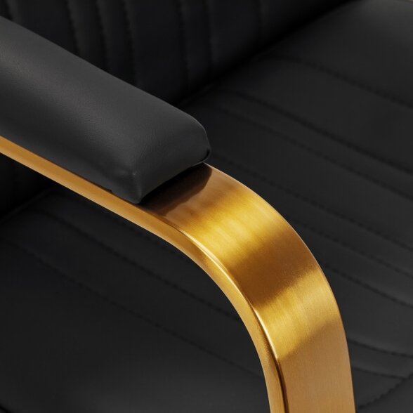 Gabbiano barber chair Acri, black-gold sp. 4 Gabbiano barber chair Acri, black-gold sp. 4