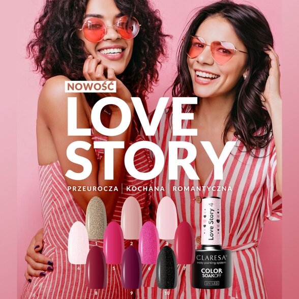 Claresa gelinis nagų lakas LOVE STORY 5 - 5g 1 Claresa gelinis nagų lakas LOVE STORY 5 - 5g 1