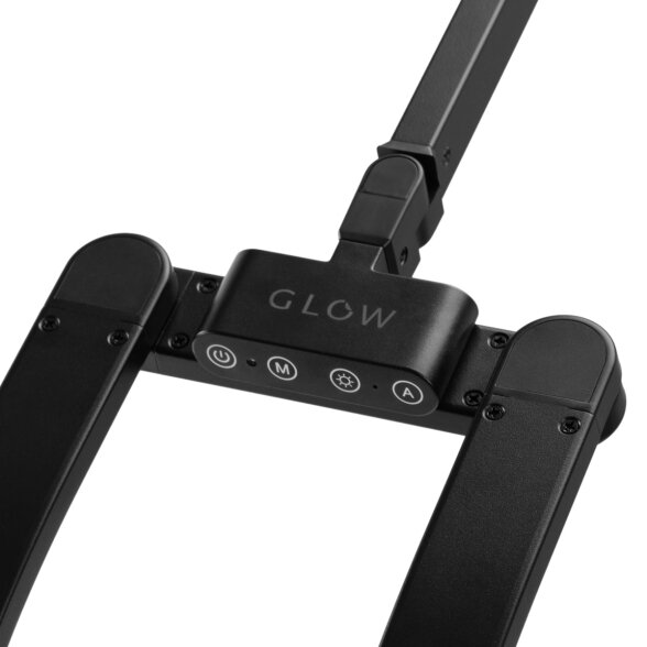 Black tabletop arc LED lamp "Glow L05" 4