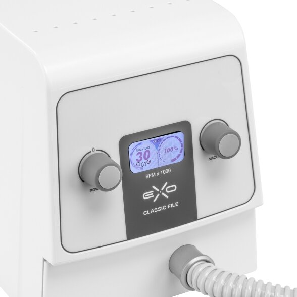 EXO Classic File New Edition professional podiatry file with dust collector, white 2 EXO Classic File New Edition professional podiatry file with dust collector, white 2