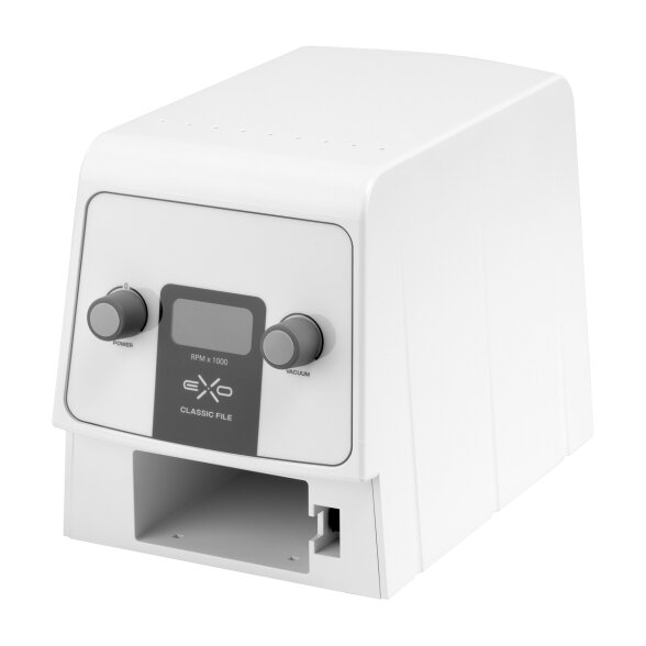EXO Classic File New Edition professional podiatry file with dust collector, white 3 EXO Classic File New Edition professional podiatry file with dust collector, white 3