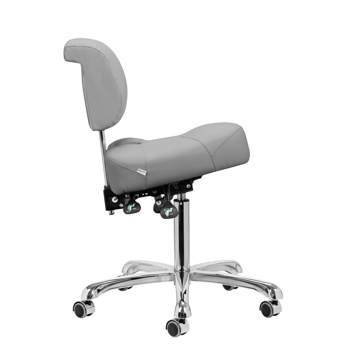 Giovanni 1005 ergonomiška podologinė meistro kėdutė, pilka 4
