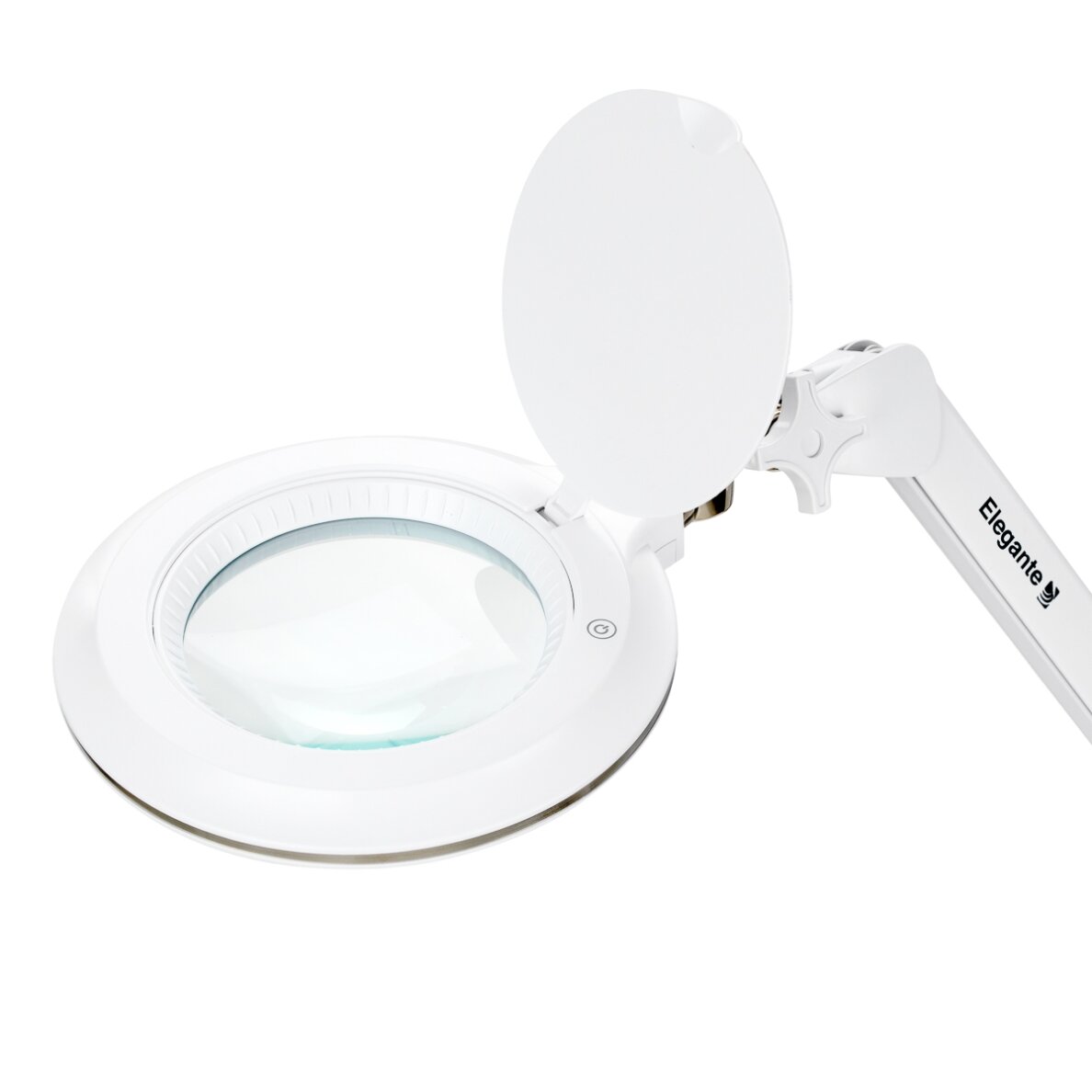 LED lamp with magnifying glass "Elegante 6031", mobile stand and adjustable light intensity 5 LED lamp with magnifying glass "Elegante 6031", mobile stand and adjustable light intensity 5