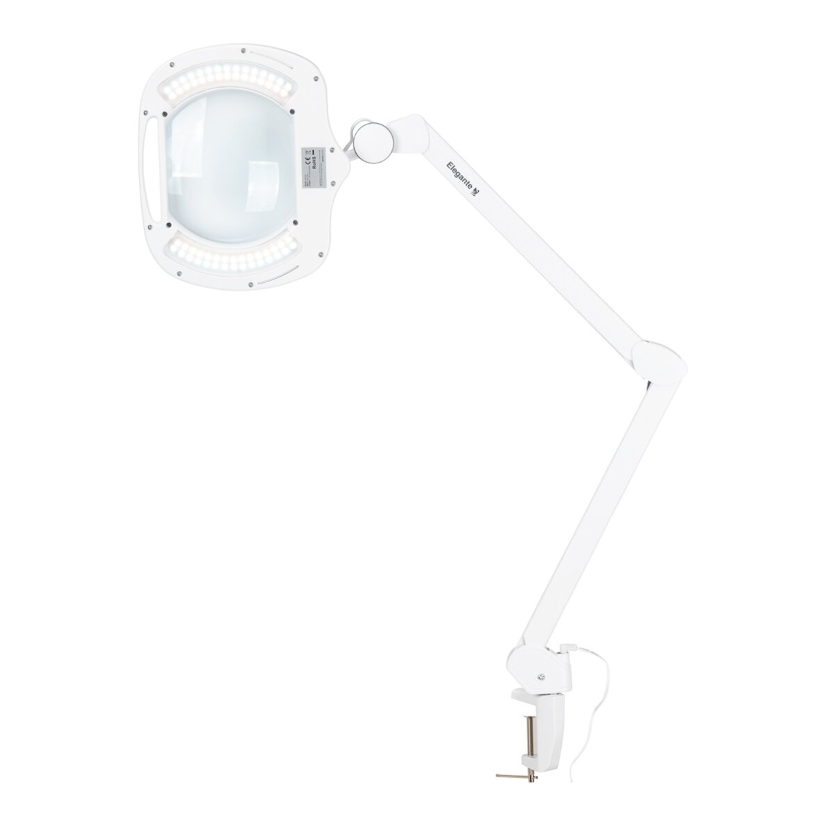 Tabletop LED lamp with magnifying glass "Elegante 6030", adjustable brightness 2
