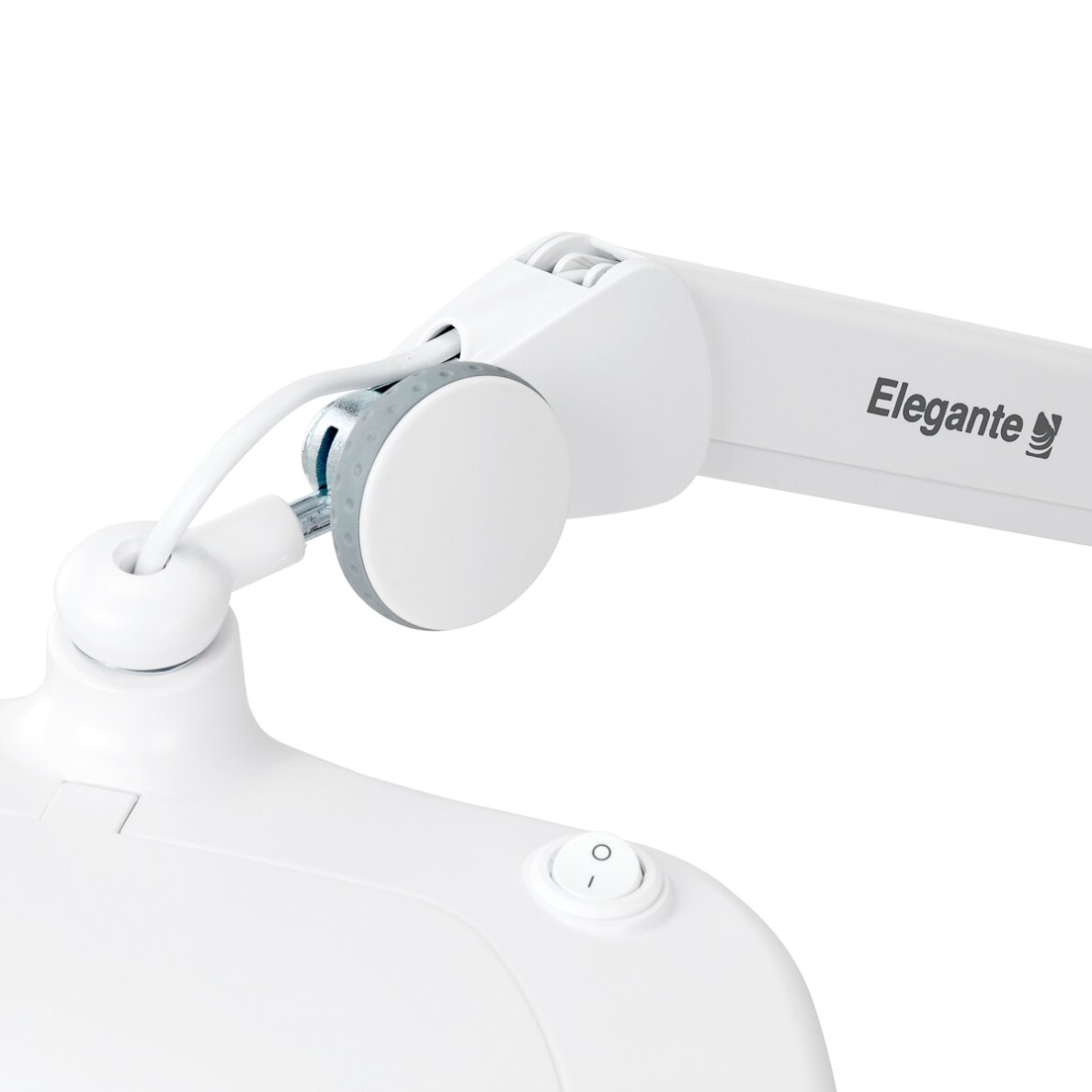 Tabletop LED lamp with magnifying glass "Elegante 6030", adjustable brightness 6