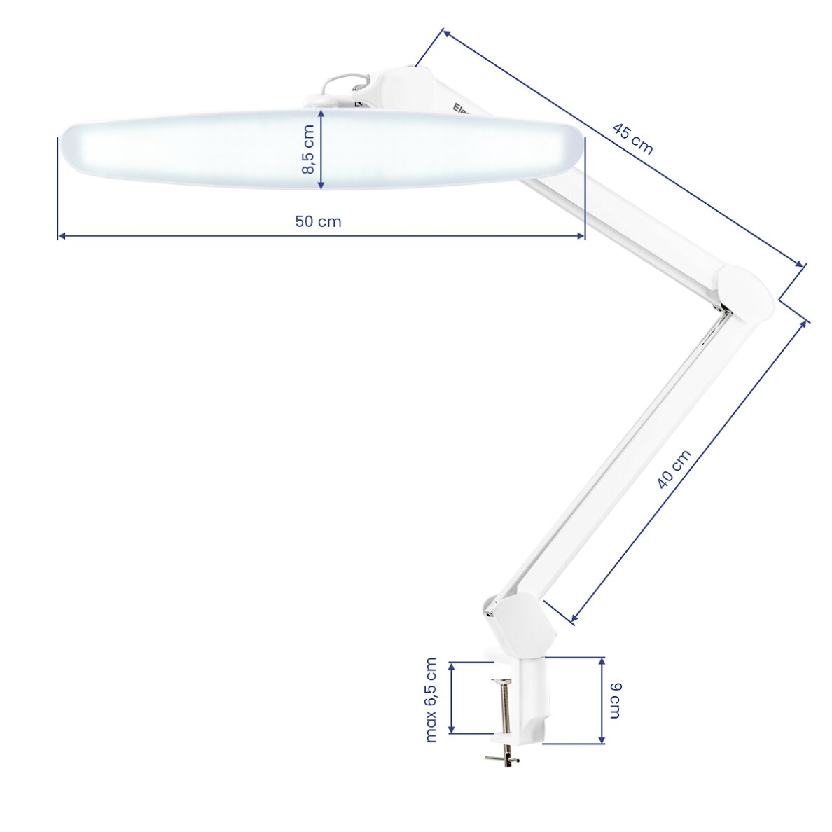 White LED work lamp "Elegante" 6