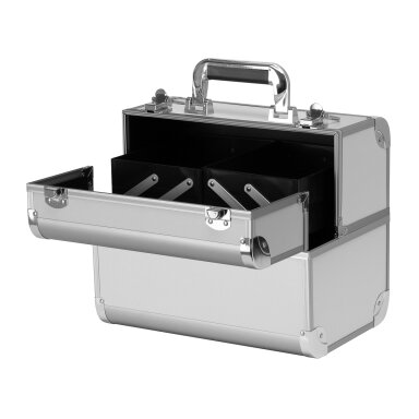 Kosmetinis vizažo lagaminas Silver 40