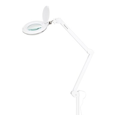 LED lempa su lupa „Elegante 6031“, mobiliu stovu ir reguliuojamu šviesos intensyvumu LED lempa su lupa „Elegante 6031“, mobiliu stovu ir reguliuojamu šviesos intensyvumu
