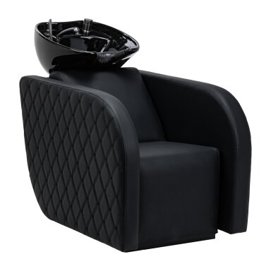 Gabbiano Ines electric hairdressing sink with massage function, black Gabbiano Ines electric hairdressing sink with massage function, black