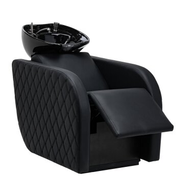 Gabbiano Ines electric hairdressing sink with massage function, black Gabbiano Ines electric hairdressing sink with massage function, black