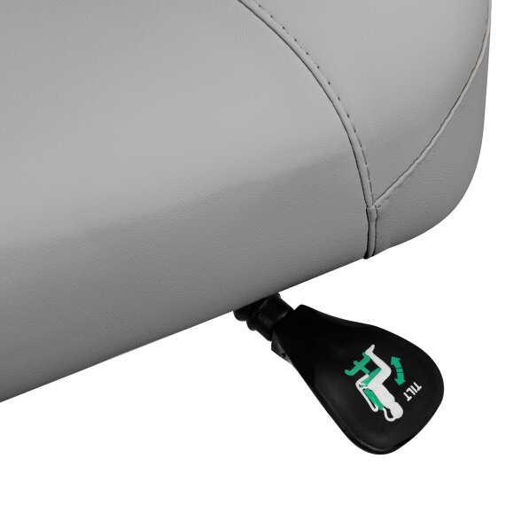 Giovanni 1005 ergonomiška podologinė meistro kėdutė, pilka 7 Giovanni 1005 ergonomiška podologinė meistro kėdutė, pilka 7