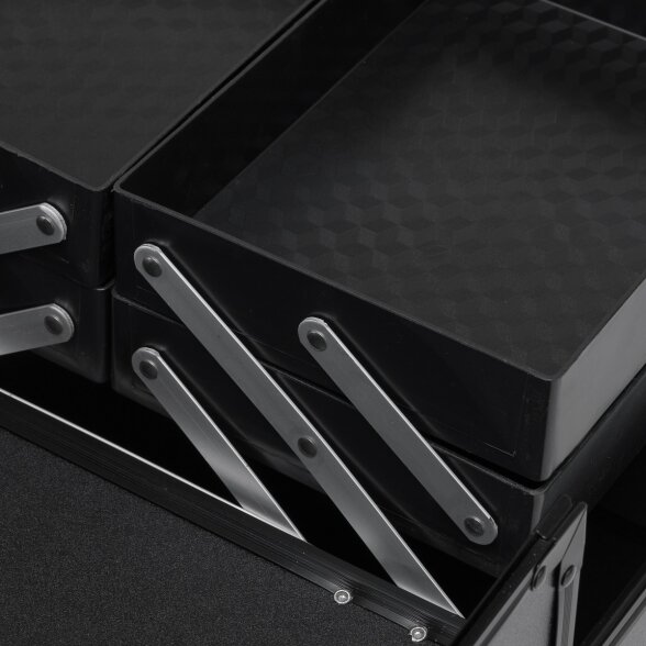 Kosmetinis vizažo lagaminas Black 40 8 Kosmetinis vizažo lagaminas Black 40 8