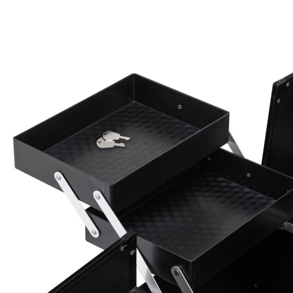 Kosmetinis vizažo lagaminas Black 40 10 Kosmetinis vizažo lagaminas Black 40 10