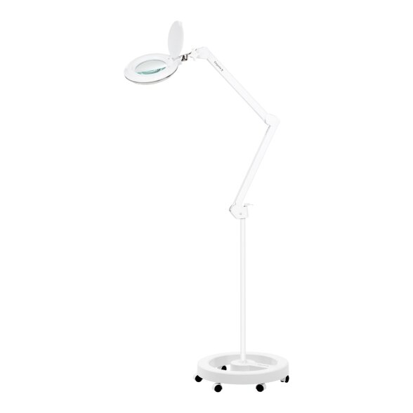 LED lamp with magnifying glass "Elegante 6031", mobile stand and adjustable light intensity LED lamp with magnifying glass "Elegante 6031", mobile stand and adjustable light intensity