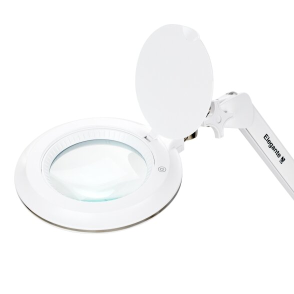 LED lamp with magnifying glass "Elegante 6031", mobile stand and adjustable light intensity 5 LED lamp with magnifying glass "Elegante 6031", mobile stand and adjustable light intensity 5
