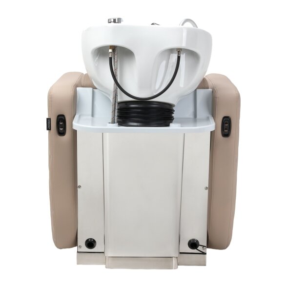 Gabbiano Sylvia Plus electric hairdressing sink with massage function, beige 7