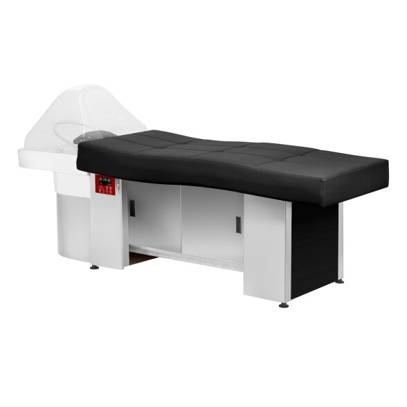 Gabbiano Head Spa 017B hair salon sink with reclining SPA bed (black)