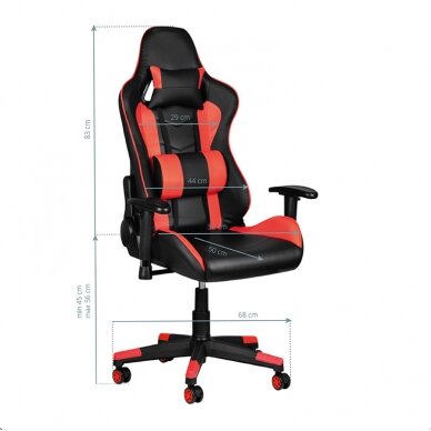 Biuro kedė, PREMIUM 557, raudona