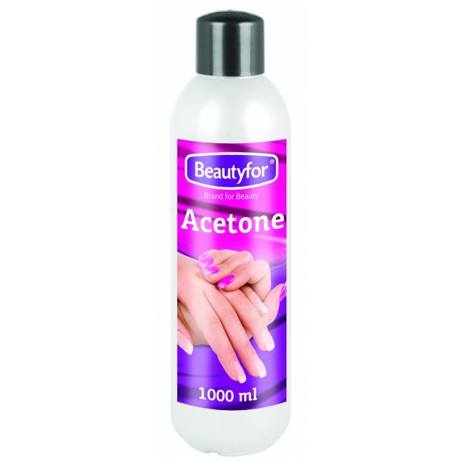 Beautyfor nail polish remover (ACETON), 1000 ml