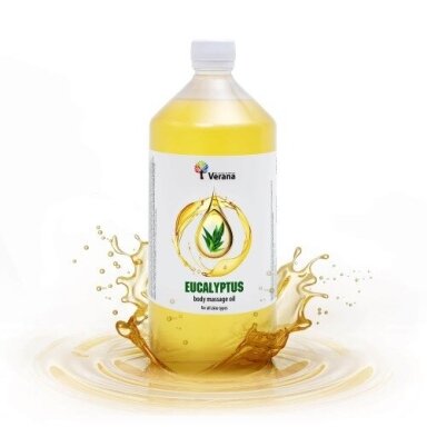 Aliejus kūno masažui EUKALIPTAS, Verana, 1000ml Aliejus kūno masažui EUKALIPTAS, Verana, 1000ml