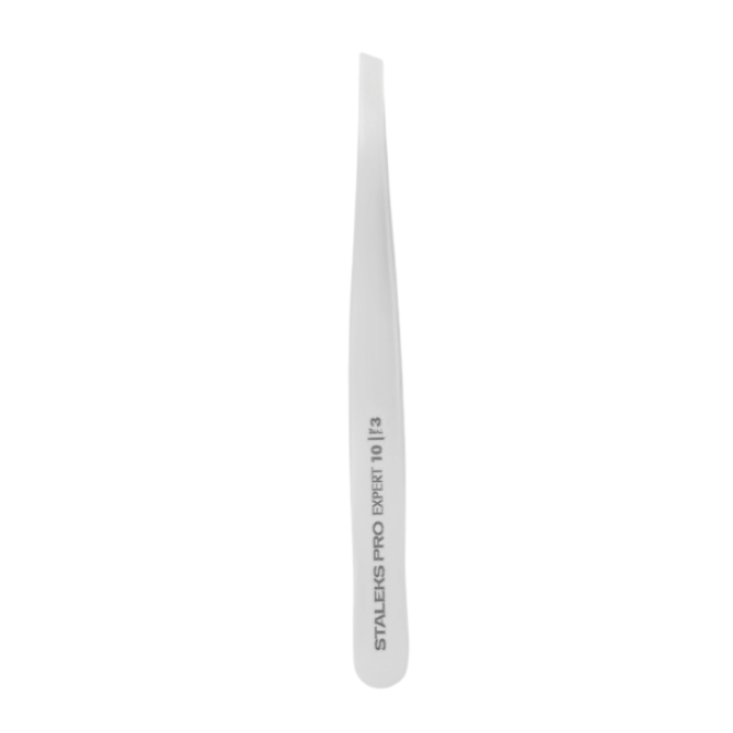 Eyebrow tweezers EXPERT 10 TYPE 3 (with wide beveled surface)