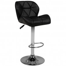 Aukšta kėdė, pikuota M01, juodos sp.
