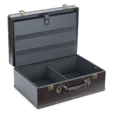 Barber stiliaus lagaminas RETRO, juodas