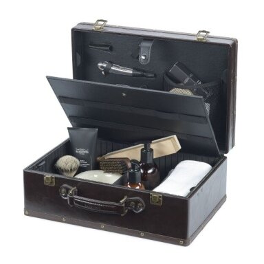 Barber stiliaus lagaminas RETRO, juodas