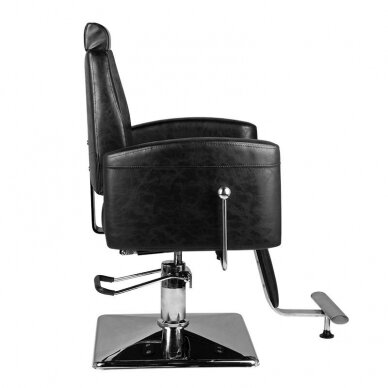 Barberio krėslas HAIR SYSTEM SM184, juodos sp. 1