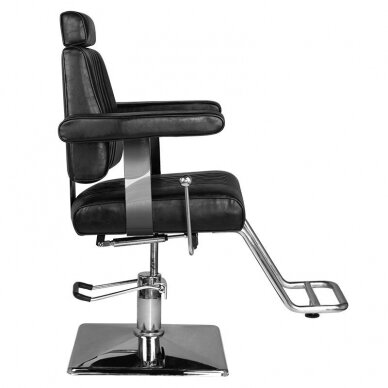 Barberio krėslas HAIR SYSTEM SM185, juodos sp. 2