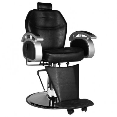 Barberio krėslas SM106, juodos sp.