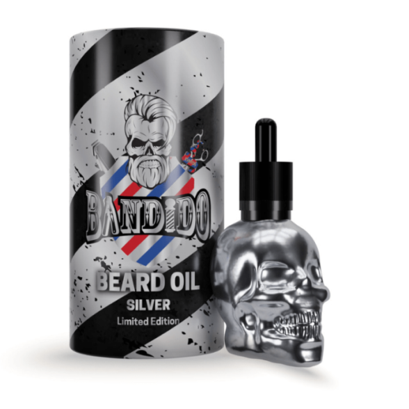 Bandido Silver Beard Oil Barzdos aliejus, 40ml Bandido Silver Beard Oil Barzdos aliejus, 40ml
