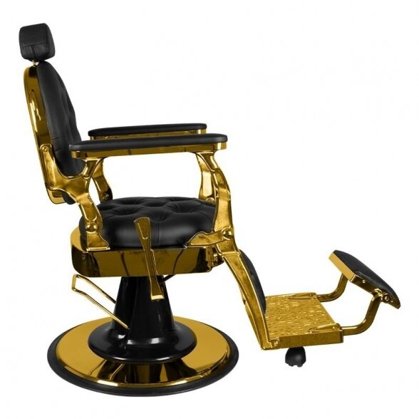 Barberio krėslas GABBIANO GULIO, juodos/aukso sp. 2 Barberio krėslas GABBIANO GULIO, juodos/aukso sp. 2