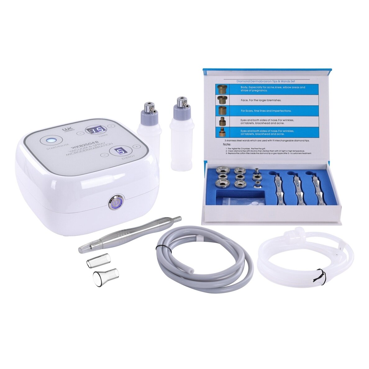 Weelko mikrodermabrazijos, vakuumo ir purškimo aparatas BEQUIPMENT DERMABRASION & VACCUM & SPRAY 1 Weelko mikrodermabrazijos, vakuumo ir purškimo aparatas BEQUIPMENT DERMABRASION & VACCUM & SPRAY 1