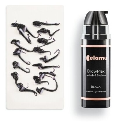 Belamu BrowPlex eyebrow and eyelash dye with oxidant BLACK 30 ml 1 Belamu BrowPlex eyebrow and eyelash dye with oxidant BLACK 30 ml 1