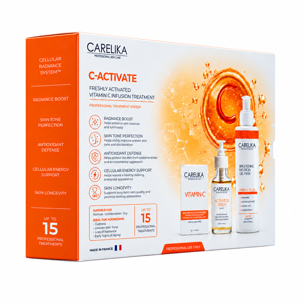 CARELIKA C-ACTIVATE rinkinys, Vitamino C infuzijos procedūros (15 Procedūrų) 1 CARELIKA C-ACTIVATE rinkinys, Vitamino C infuzijos procedūros (15 Procedūrų) 1