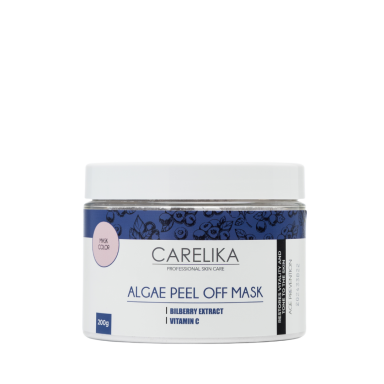 CARELIKA plastifikuojanti alginato kaukė su Mėlynėmis ir Vitaminu C PRO SIZE, 200g CARELIKA plastifikuojanti alginato kaukė su Mėlynėmis ir Vitaminu C PRO SIZE, 200g