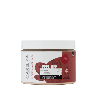 CARELIKA SHAKER MASK sumaišoma plastifikuojanti kaukė su ARGANU ir Gasulo moliu PRO SIZE, 200g CARELIKA SHAKER MASK sumaišoma plastifikuojanti kaukė su ARGANU ir Gasulo moliu PRO SIZE, 200g