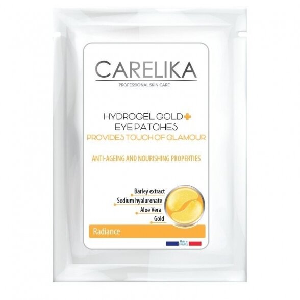 CARELIKA Hydrogel golden eye pads RADIANCE, EYE Patches CARELIKA Hydrogel golden eye pads RADIANCE, EYE Patches