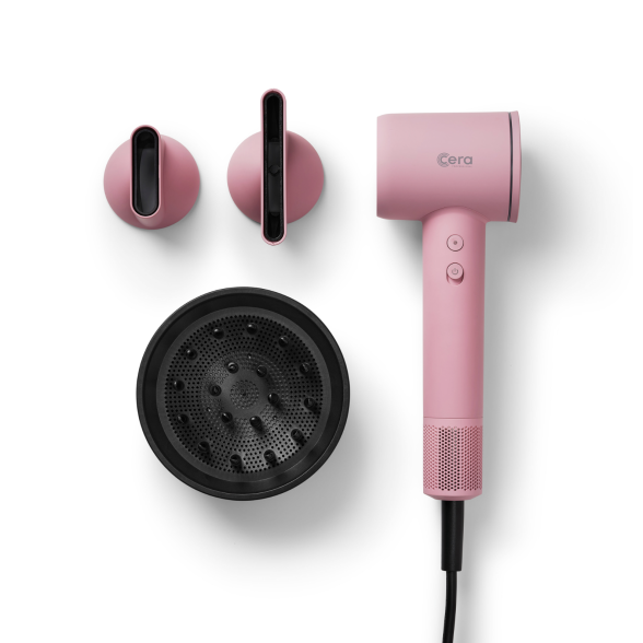 Cera PRO BLDC hair dryer 1600W, pastel pink color. 3 Cera PRO BLDC hair dryer 1600W, pastel pink color. 3