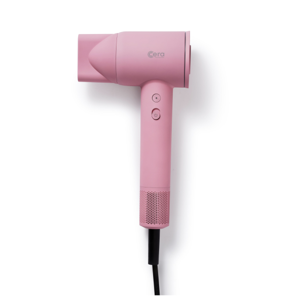 Cera PRO BLDC hair dryer 1600W, pastel pink color. Cera PRO BLDC hair dryer 1600W, pastel pink color.