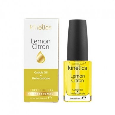 Citrinų aromato nagų odelių aliejus KINETICS Lemon Cuticle Essential Oil, 15 ml